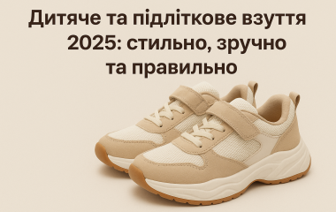 Детская и подростковая обувь 2025: модно, удобно и правильно