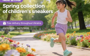 Новое поступление детских кроссовок — весенняя коллекция 2026 в Shop-Fунтик