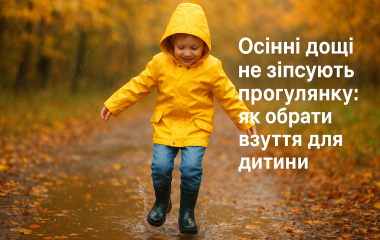 Осенние дожди не испортят прогулку: как выбрать обувь ребёнку