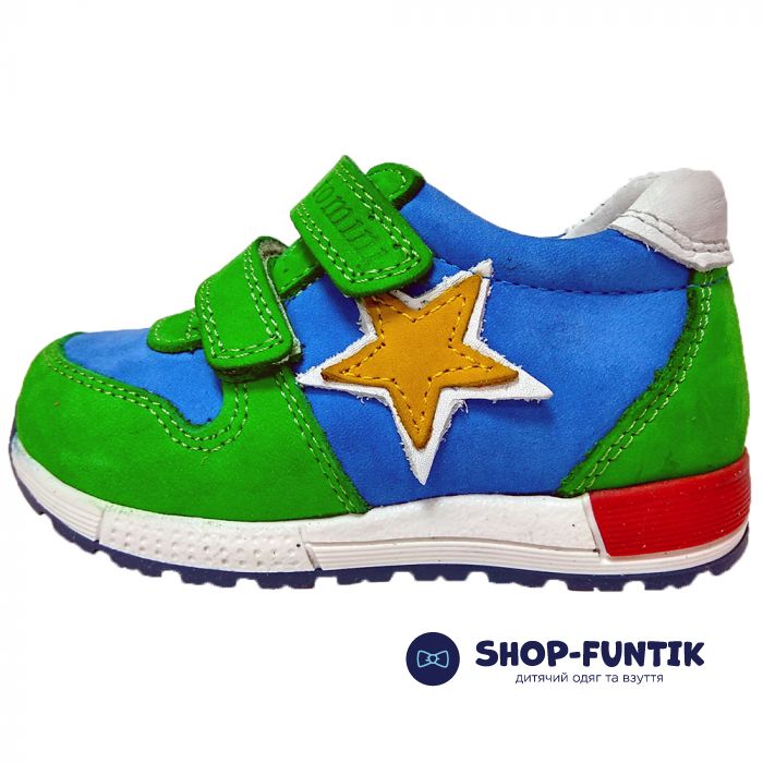 Кроссовки Tomini  сине-зеленые 1403,2