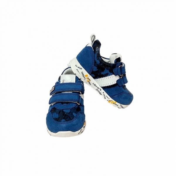 Кроссовки Panda синие с перфорацией 06.02 B