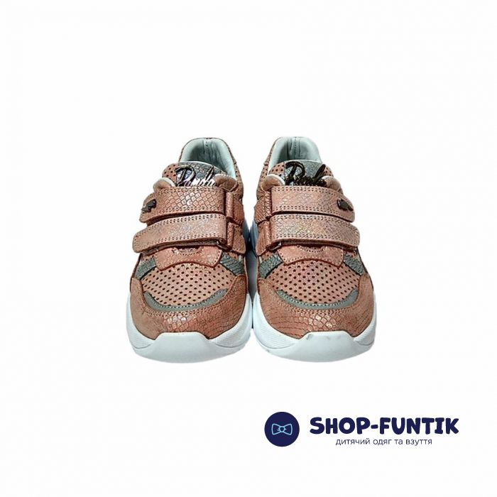 Кроссовки Panda пудрового оттенка на белой подошве