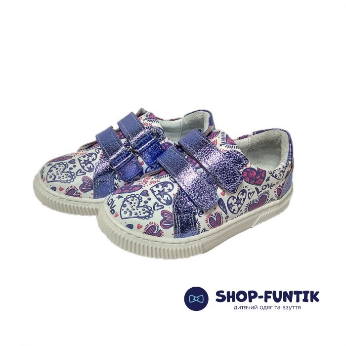 Кроссовки Panda сиреневые на белой подошве