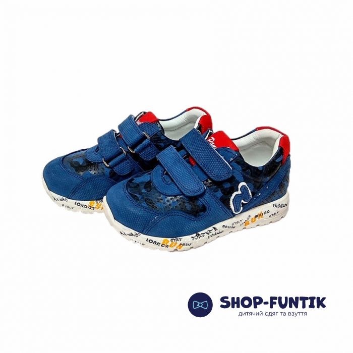 Кроссовки Panda синие 08.02 F 31 36