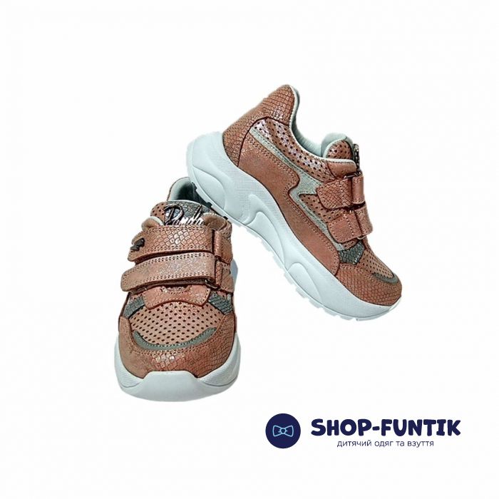 Кроссовки Panda пудрового оттенка на белой подошве