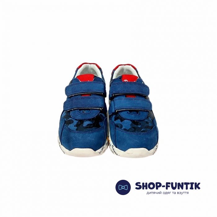 Кроссовки  Panda синие  с перфорацией 08.02