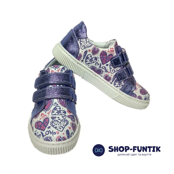 Кроссовки Panda сиреневые на белой подошве