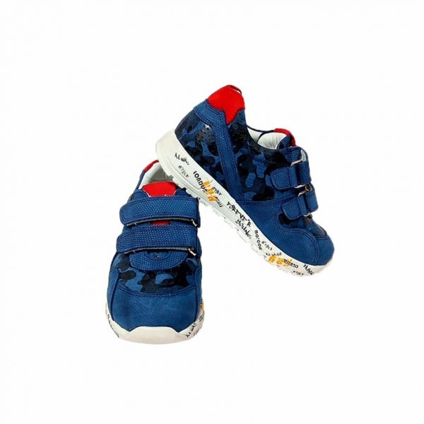 Кроссовки  Panda синие  с перфорацией 08.02