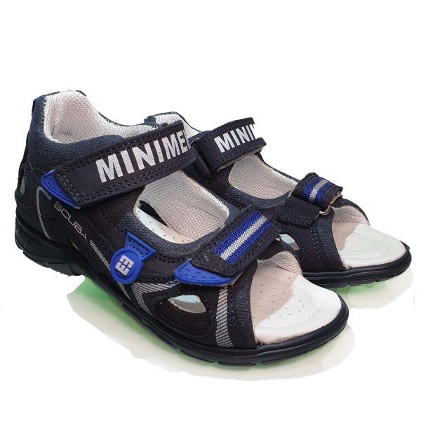 Сандалии Minimen темно-синие открытые