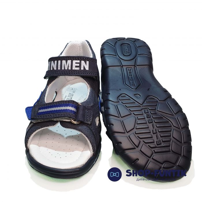 Сандалии Minimen темно-синие открытые