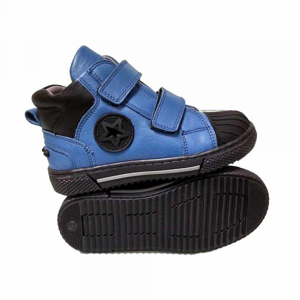 Ботинки Tiflani синие на липучках 18P B-7122S