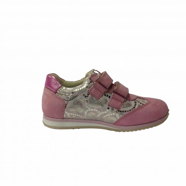 Кроссовки Dr. Mymi  розовые с восточным принтом