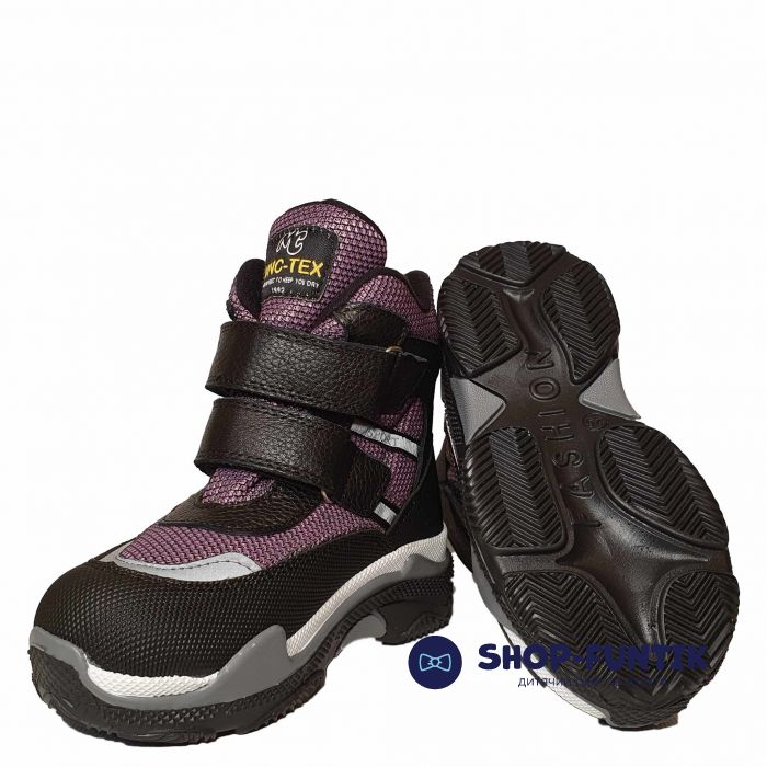 Ботинки Minicolor сиреневые 2590