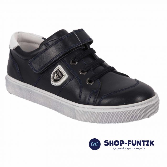 Кроссовки Tunel синие с липучкой 70-1-566-58