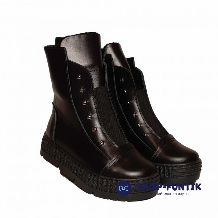 Ботинки Panda черные 0061