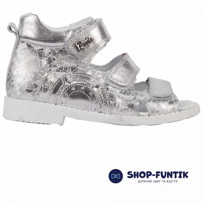 Сандалии Panda Серебристые 07430 F