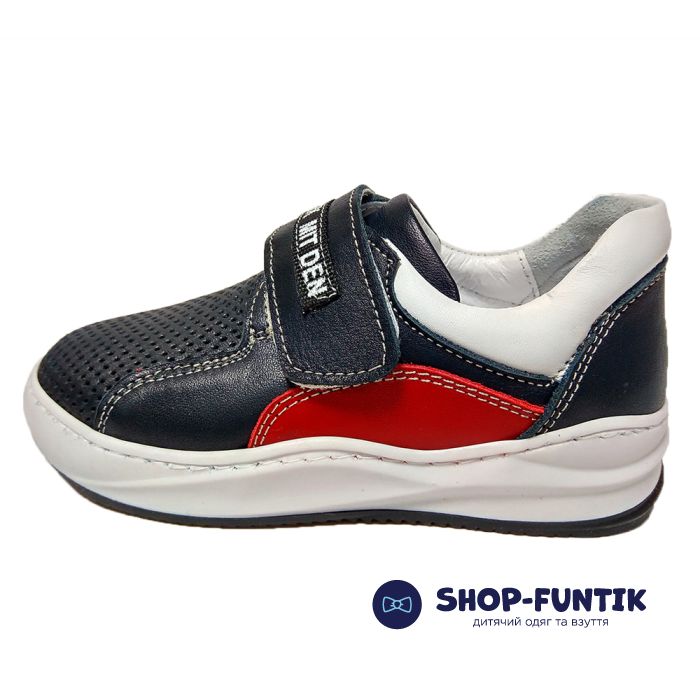Кроссовки Tomini темно-синие на липучке 5212