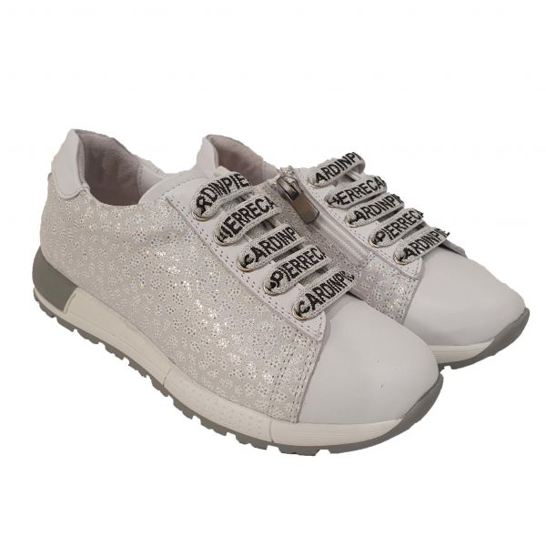 Кроссовки  Panda белые с напылением 006.0462