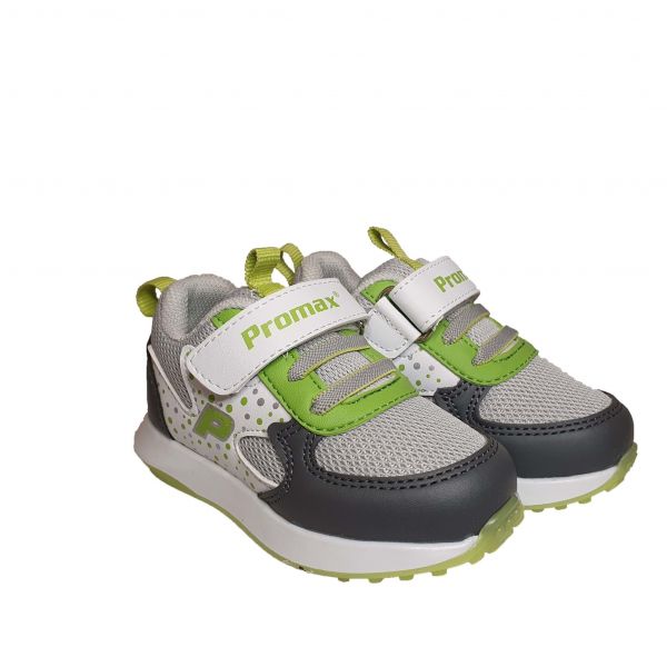 Кроссовки Promax светло-серые светящиеся 169402
