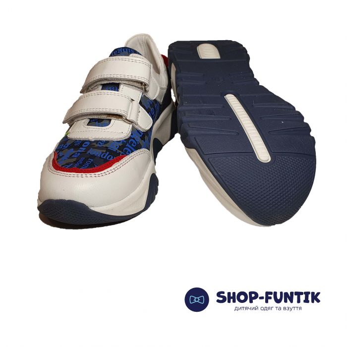 Кроссовки Panda белые с комбинированными вставками 022.2026