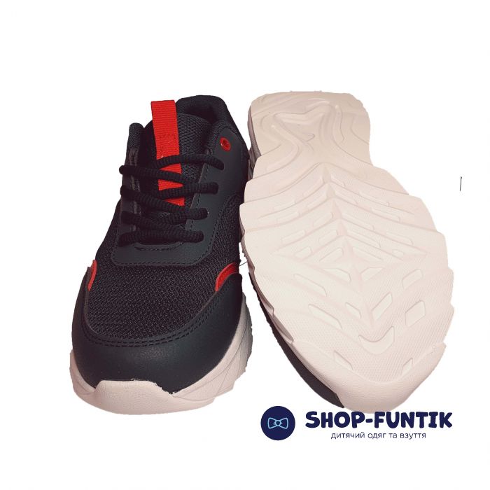 Кроссовки  Promax синие с красными вставками (121)