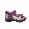 Сандалии Minicolor сиреневые с белыми вставками 118