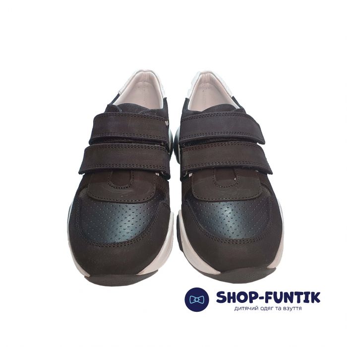 Кроссовки Tunel черные с белыми вставками  125