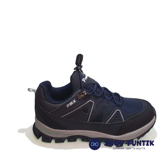 Кроссовки  Promax синие с синей резинкой 1738.01