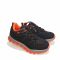 Кроссовки  Promax черные с оранжевым декором 1738.08