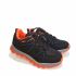Кроссовки  Promax черные с оранжевым декором 1738.08
