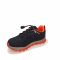 Кроссовки  Promax черные с оранжевым декором 1738.08