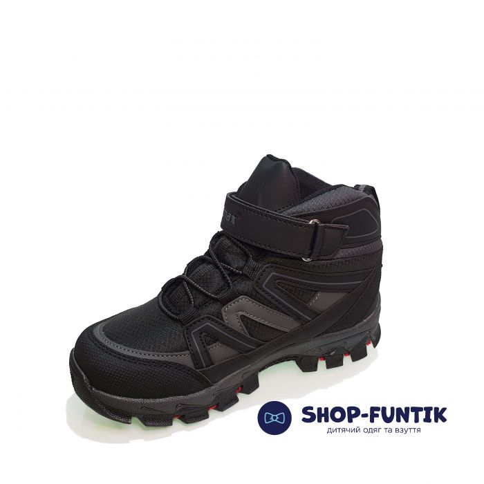 Кроссовки  Promax черные высокие 1726-2