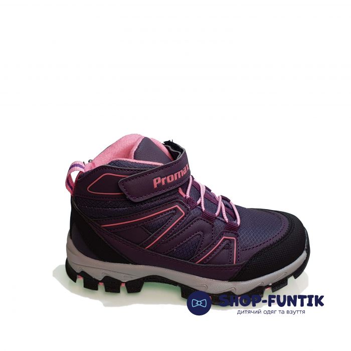 Кроссовки  Promax фиолетовые высокие 1726-10