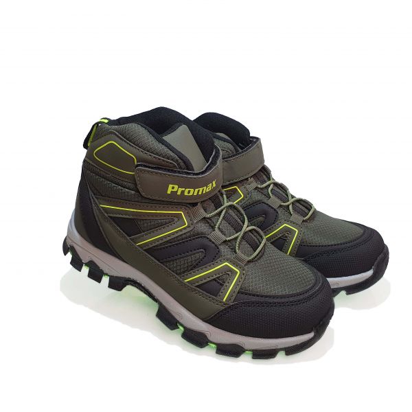 Кроссовки  Promax серые высокие 1726-05