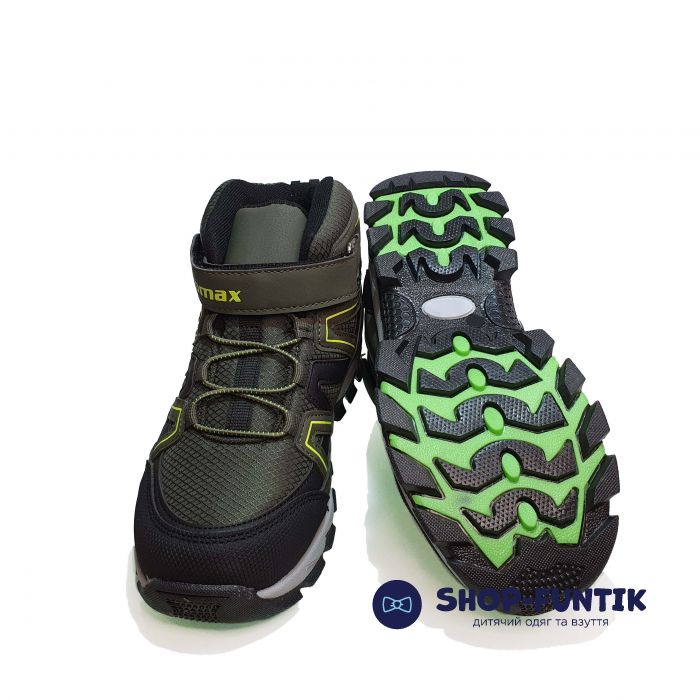 Кроссовки  Promax серые высокие 1726-05