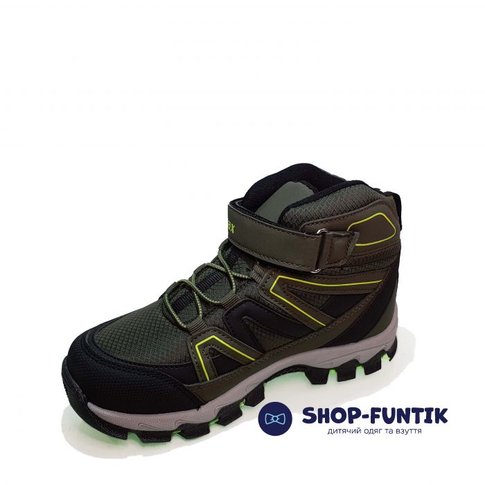 Кроссовки  Promax серые высокие 1726-05