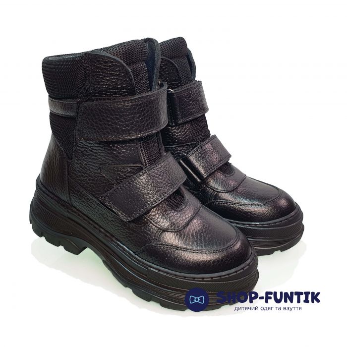 Ботинки Tunel черные высокие 23-1011-1