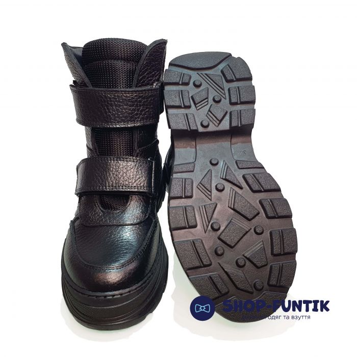 Ботинки Tunel черные высокие 23-1011-1