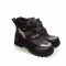 Ботинки Panda черные с серыми вставками 011.0450
