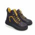 Ботинки Tomini черные с желтыми вставками 0622.2