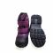 Ботинки  Minicolor фиолетовые на двух липучках 2591-9