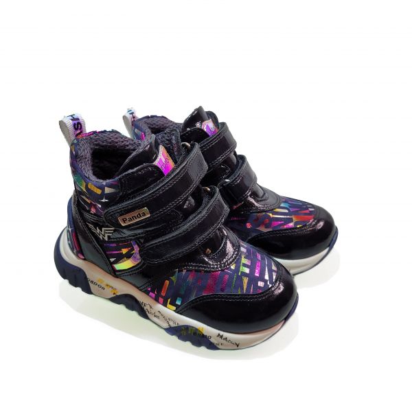 Ботинки Panda синие на двух липучках 13.0021.9