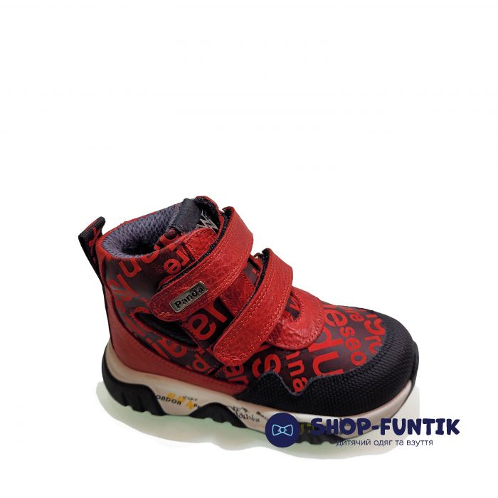 Ботинки Panda красные 13.0025.8
