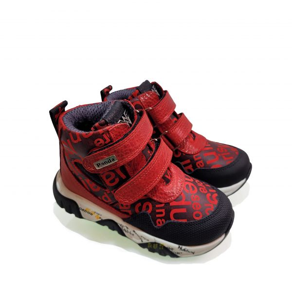 Ботинки Panda красные 13.0025.8