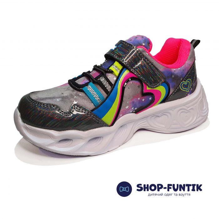 Кроссовки  Promax на светящейся подошве 1719-04