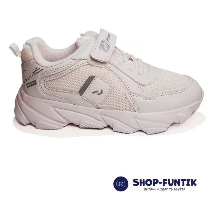 Кроссовки  Promax белые 1583-04