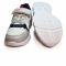 Кроссовки  Promax белые с серыми вставками 1715-01