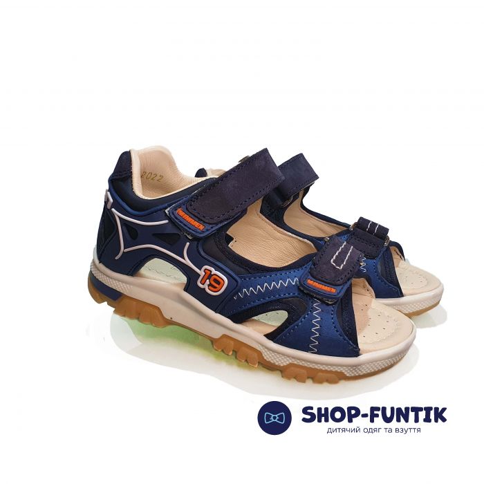 Сандалии Minimen темно-синие открытие 2322