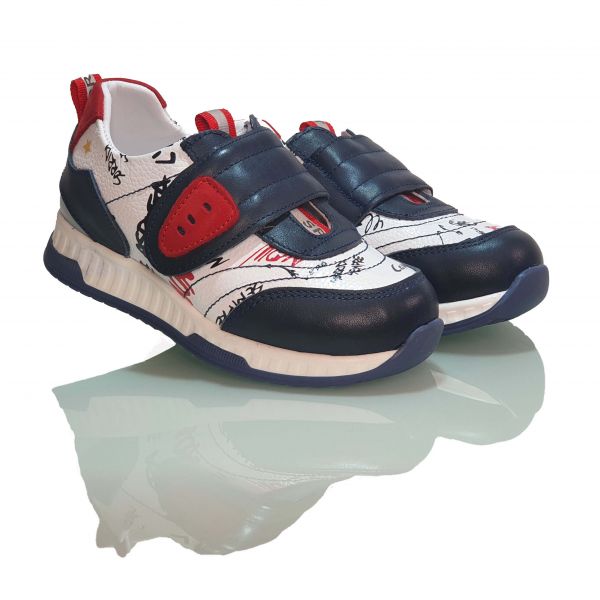 Кроссовки Panda бело-синие 022.6010.106