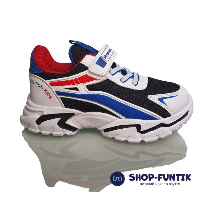 Кроссовки  Promax черные с цветными элементами 1 781-04